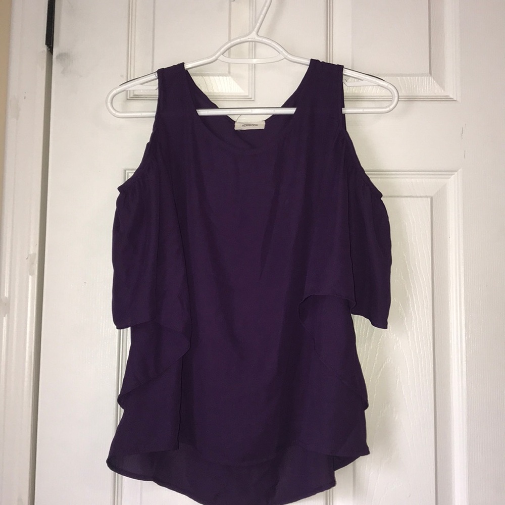 Cold shoulder blouse top